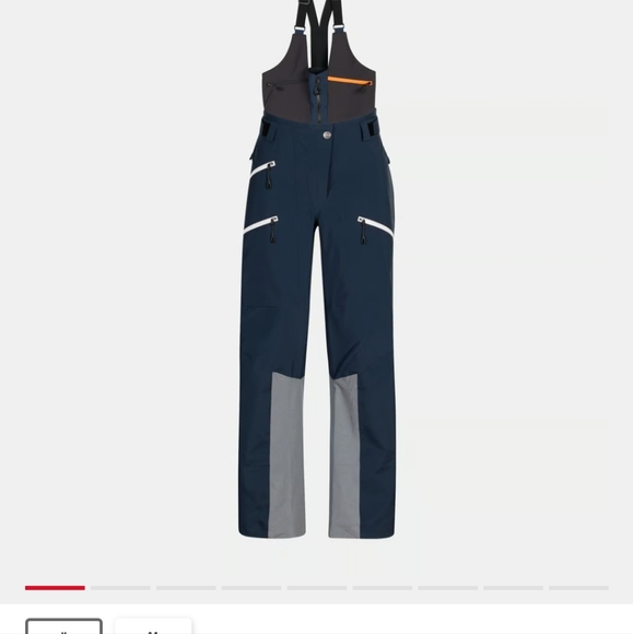 Mammut La Liste Pro HS Bib Ski Pants, Size 38 - Picture 16 of 16